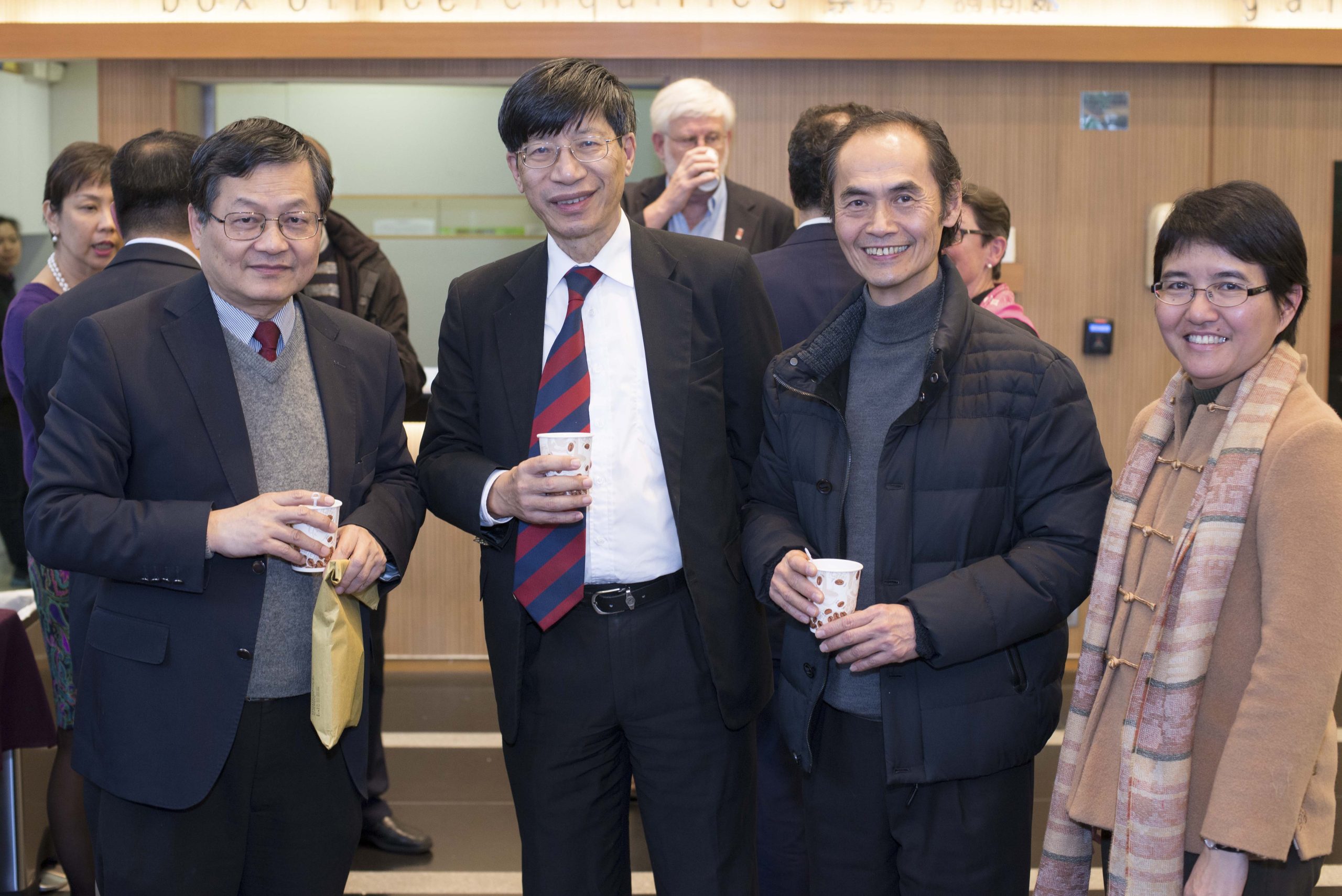 Prof. Leung Yuen Sang, Prof. Kenneth Young, Prof. Leung Yee and Prof. Leung Mei Yee
